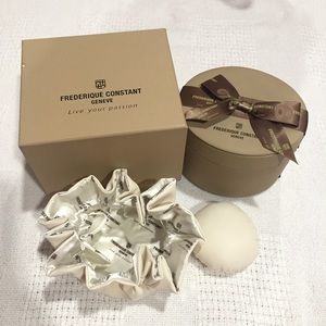 Genuine Frederique Constant Swiss Complete Watch Box Case with Pouch